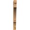 Ekena Millwork Balboa Block Rough Sawn Bracket, Western Red Cedar, 4"W x 38"D x 44"H BKT04X38X44BOA05RWR - alternate 3